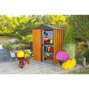 Spacemaker Gartenhaus braun B/H/L: ca. 151x198x122 cm