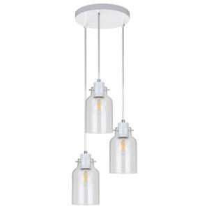 SPOT Light Pendelleuchte Alessandro 1760332 silber transpar…