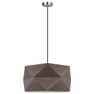 SPOT Light Pendelleuchte Finja 1843128 braun Chrom Metall T…