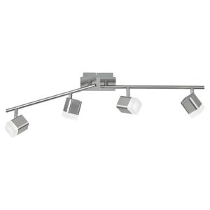 Spot nickel Metall B/H/L: ca. 78x15x9 cm 4 Brennstellen