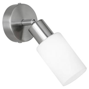 Spot nickel Metall H/D: ca. 20x8 cm E14 1 Brennstellen