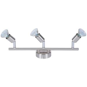 Spotbalken Joris nickel matt Metall L: ca. 36 cm GU10 3 Bre…