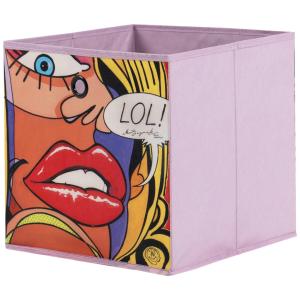 Stoffbox Stoffbox rosa B/H/T: ca. 32x32x32 cm