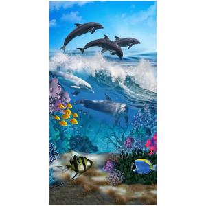 Strandtuch Andre blau Polyester B/L: ca. 75x150 cm