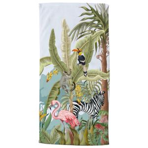 Strandtuch Jungle party Multi Polyester B/L: ca. 75x150 cm