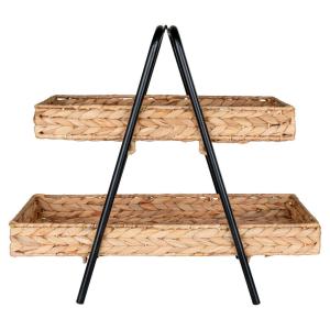 Tablett Alfaro natur Wasserhyazinthe B/H/L: ca. 23x43,5x42…
