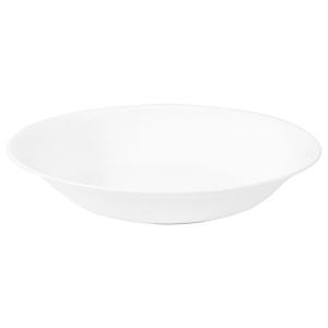 Teller weiß Opal-Hartglas