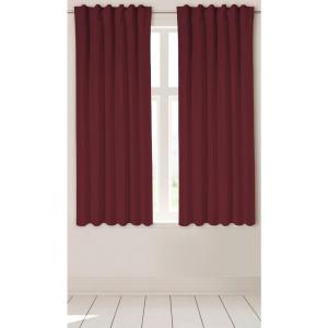 Thermovorhang Kiruna weinrot B/L: ca. 140x175 cm