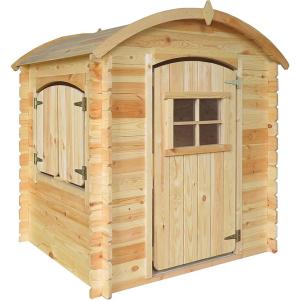 Timbela Kinderspielhaus M505 natur B/H/L: ca. 146x145x112 cm