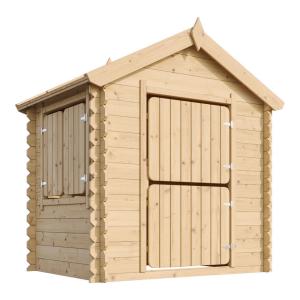 Timbela Kinderspielhaus M516 natur B/H/L: ca. 146x143x112 cm