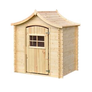 Timbela Kinderspielhaus M550 natur B/H/L: ca. 146x152x112 cm