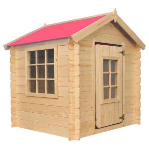 Timbela Kinderspielhaus M570R rot B/H/L: ca. 114x121x111 cm