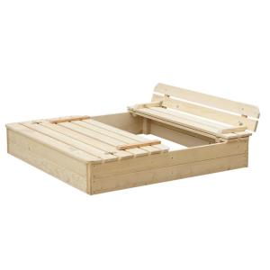 Timbela Sandkasten M062 natur B/H/L: ca. 118x20x122 cm