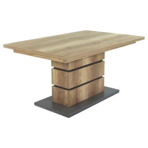 Tisch BEA Eiche Artisan Nachbildung anthrazit B/H/T: ca. 16…