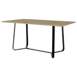 Tisch TALEA Eiche Nachbildung schwarz pulverbeschichtet B/H…