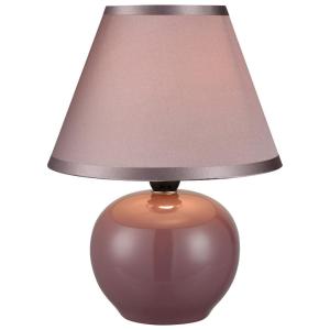 Tischleuchte Keramik Stoff H: ca. 24 cm E14 1 Brennstellen
