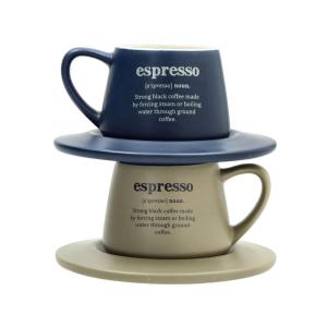 TOGNANA Espressotassenset beige Keramik 4 tlg.