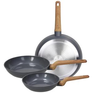 TOGNANA Pfannenset Care Grey grau Aluminium 3 tlg.