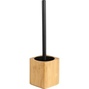 Toilettenbürste schwarz natur Bambus B/H/L: ca. 9,5x35,5x9,…