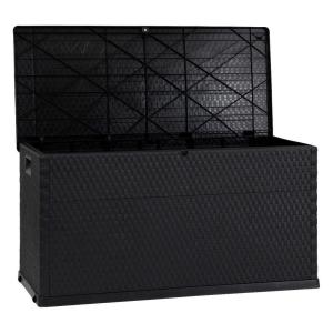 Toomax Aufbewahrungsbox Rattan anthrazit Kunststoff B/H/L:…