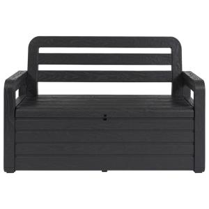 Toomax Gartenbank Foreverspring schwarz Kunststoff B/H/L: c…