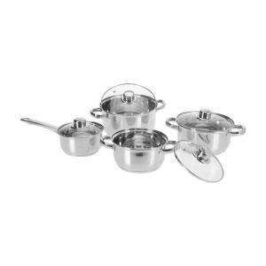 Topfset silber Edelstahl