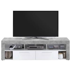 TV-Lowboard  Beton Optik weiß B/H/T: ca. 180x53x41,5 cm