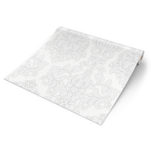 UGEPA Vinyltapete Ornament Silbergrau B/L: ca. 53x1005 cm