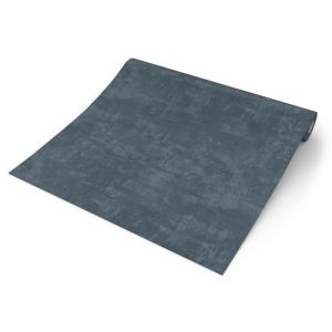 UGEPA Vinyltapete Uni stahlblau B/L: ca. 53x1005 cm