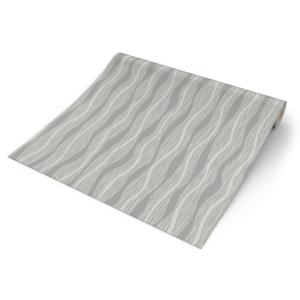 UGEPA Vinyltapete Wellen beige silber B/L: ca. 53x1005 cm g…