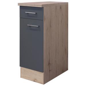 Unterschrank Morena grau matt B/H/T: ca. 30x85x60 cm