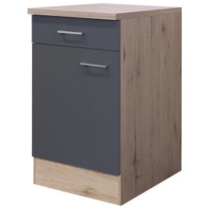 Unterschrank Morena grau matt B/H/T: ca. 50x85x60 cm
