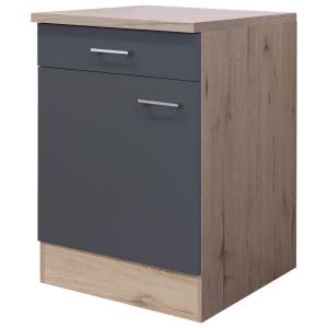 Unterschrank Morena grau matt B/H/T: ca. 60x85x60 cm