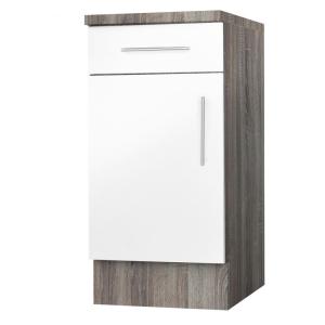 Unterschrank weiß Hochglanz B/H/T: ca. 40x82x57 cm