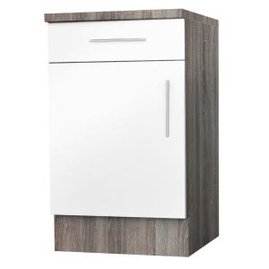 Unterschrank weiß Hochglanz B/H/T: ca. 60x82x57 cm