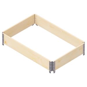UPYARD Hochbeet INDUSTRIAL natur Holz B/L: ca. 80x120 cm