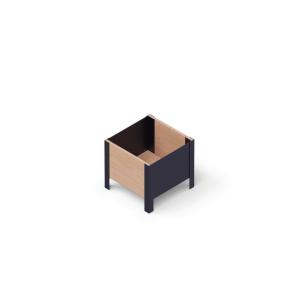 UPYARD Hochbeet MODERN braun Holz B/H/L: ca. 36x32x36 cm