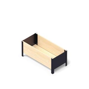 UPYARD Hochbeet MODERN natur Holz B/H/L: ca. 36x32x78 cm