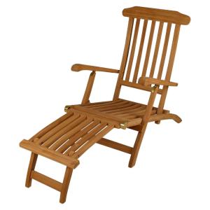 VCM Gartenliege Florentine braun Holz B/H/L: ca. 60x90x160…