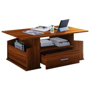 VCM Möbel Couchtisch Junata nussbaum Holzwerkstoff B/H/T: c…