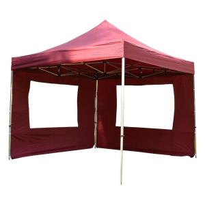 VCM Pavillon PROFI rot Metall B/H/L: ca. 300x220x300 cm