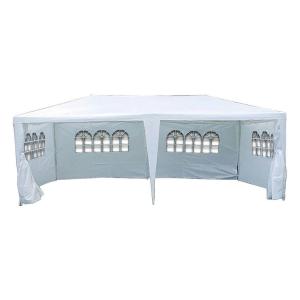 VCM Pavillon weiß Polyester-Mischgewebe B/H/L: ca. 600x197x…