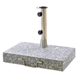 VCM Schirmständer grau Granit B/H/T: ca. 45x39x28 cm