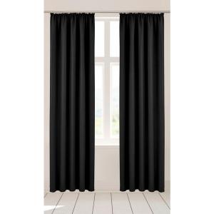 Verdunklungsvorhang Linus schwarz B/L: ca. 140x245 cm