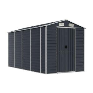 VidaXL Gartenhaus anthrazit B/H/T: ca. 191x198x385 cm