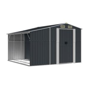 VidaXL Gartenhaus anthrazit B/H/T: ca. 277x179x179 cm