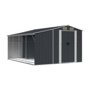 VidaXL Gartenhaus anthrazit