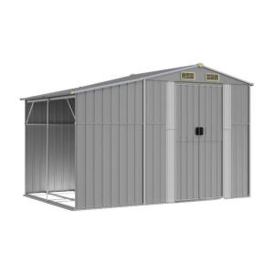 VidaXL Gartenhaus grau B/H/T: ca. 277x179x192,5 cm