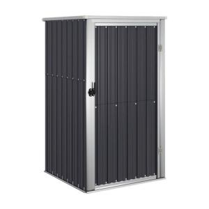 VidaXL Geräteschuppen anthrazit Stahl B/H/T: ca. 88x161x89…