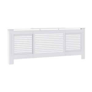 VidaXL Heizkörperverkleidung weiß B/H/T: ca. 205x81,5x19 cm…
